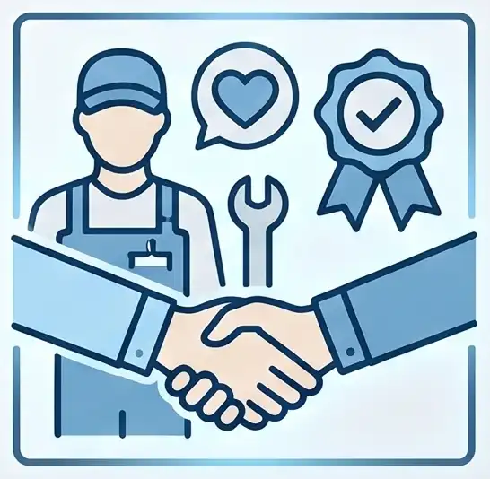 Icono: Servicio postventa top ventana